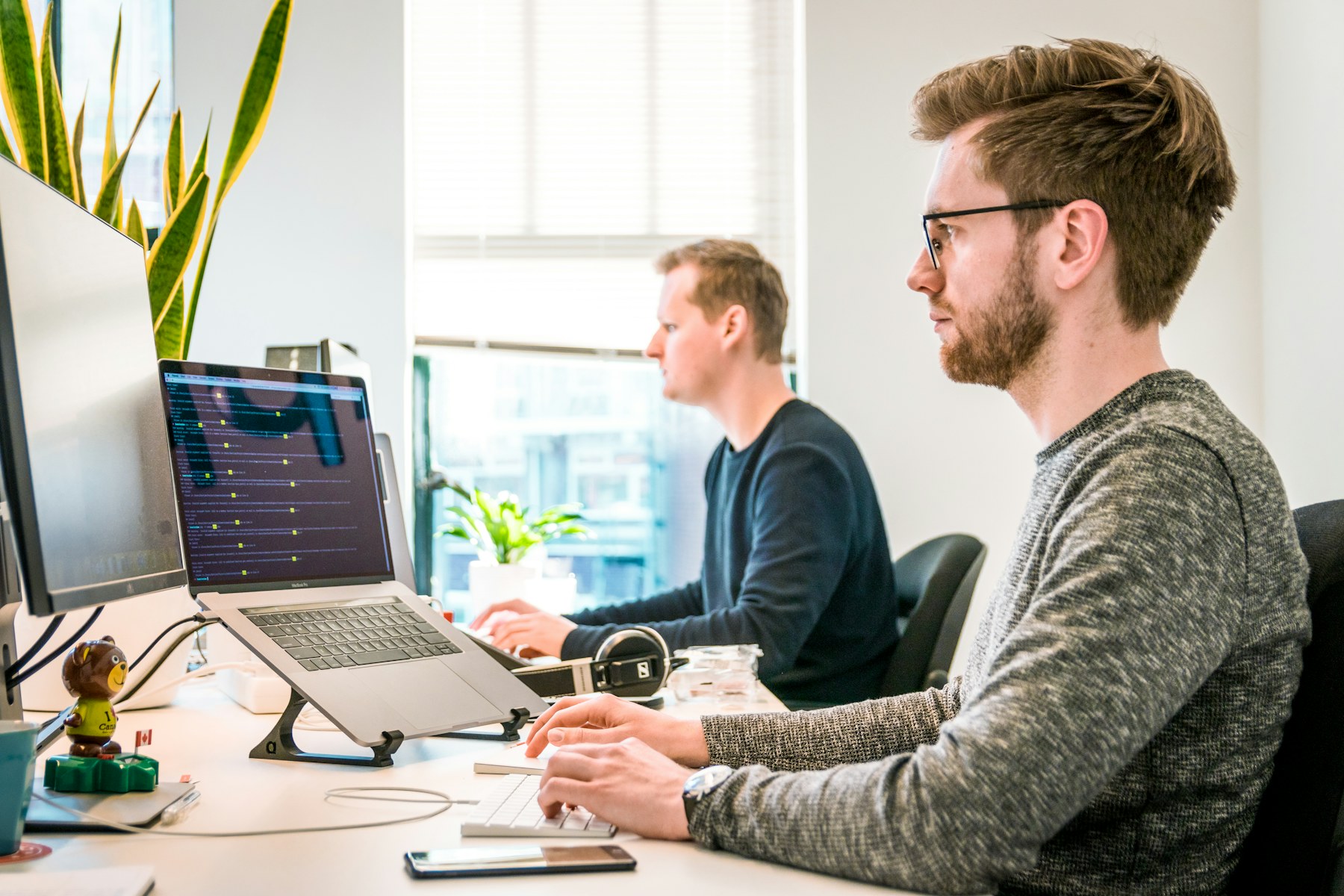 Mitarbeiter im persönlichen Kundensupport